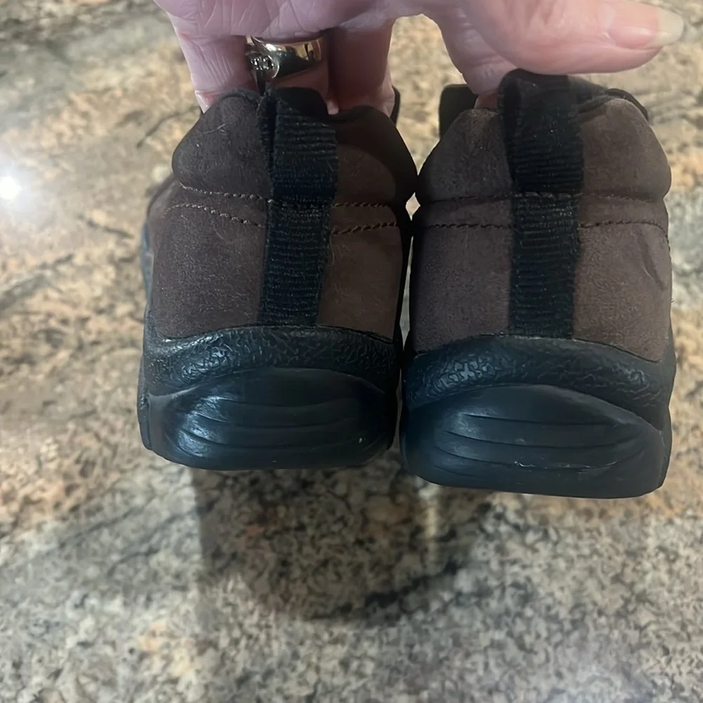 Brown Suede Slip-On Loafers with Durable Rubber Sole